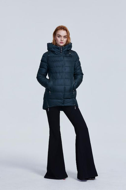 fachgo | Women warm hooded winter coat women jacket casual parkas jacket