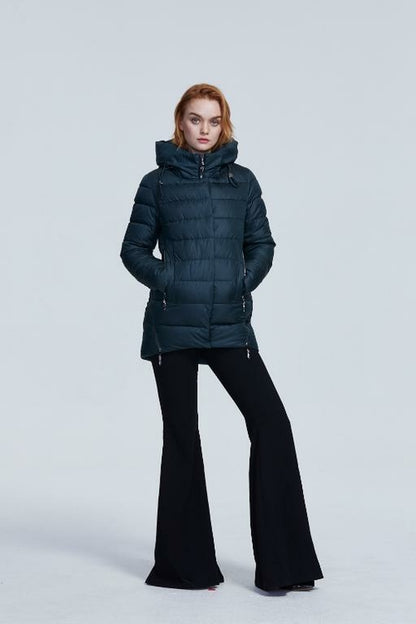 fachgo | Women warm hooded winter coat women jacket casual parkas jacket