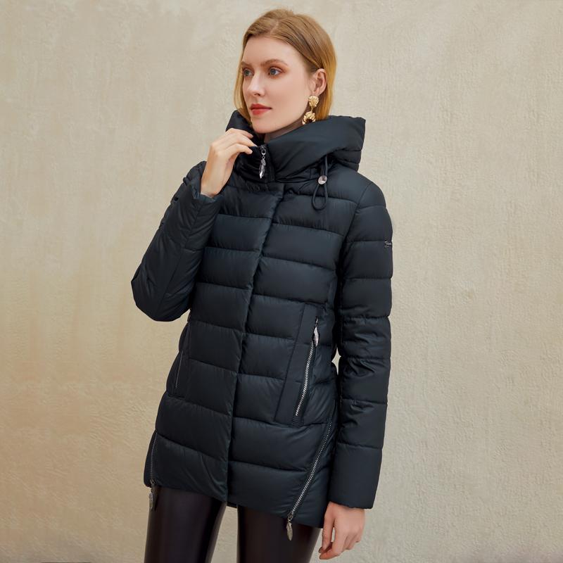 fachgo | Women warm hooded winter coat women jacket casual parkas jacket