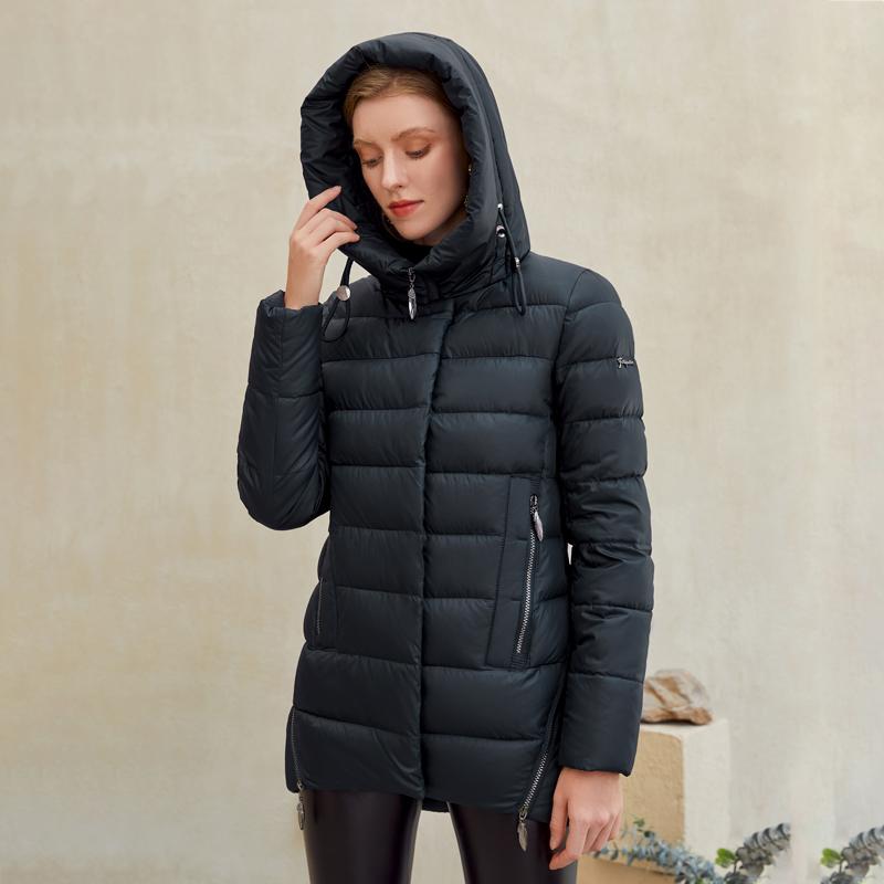 fachgo | Women warm hooded winter coat women jacket casual parkas jacket