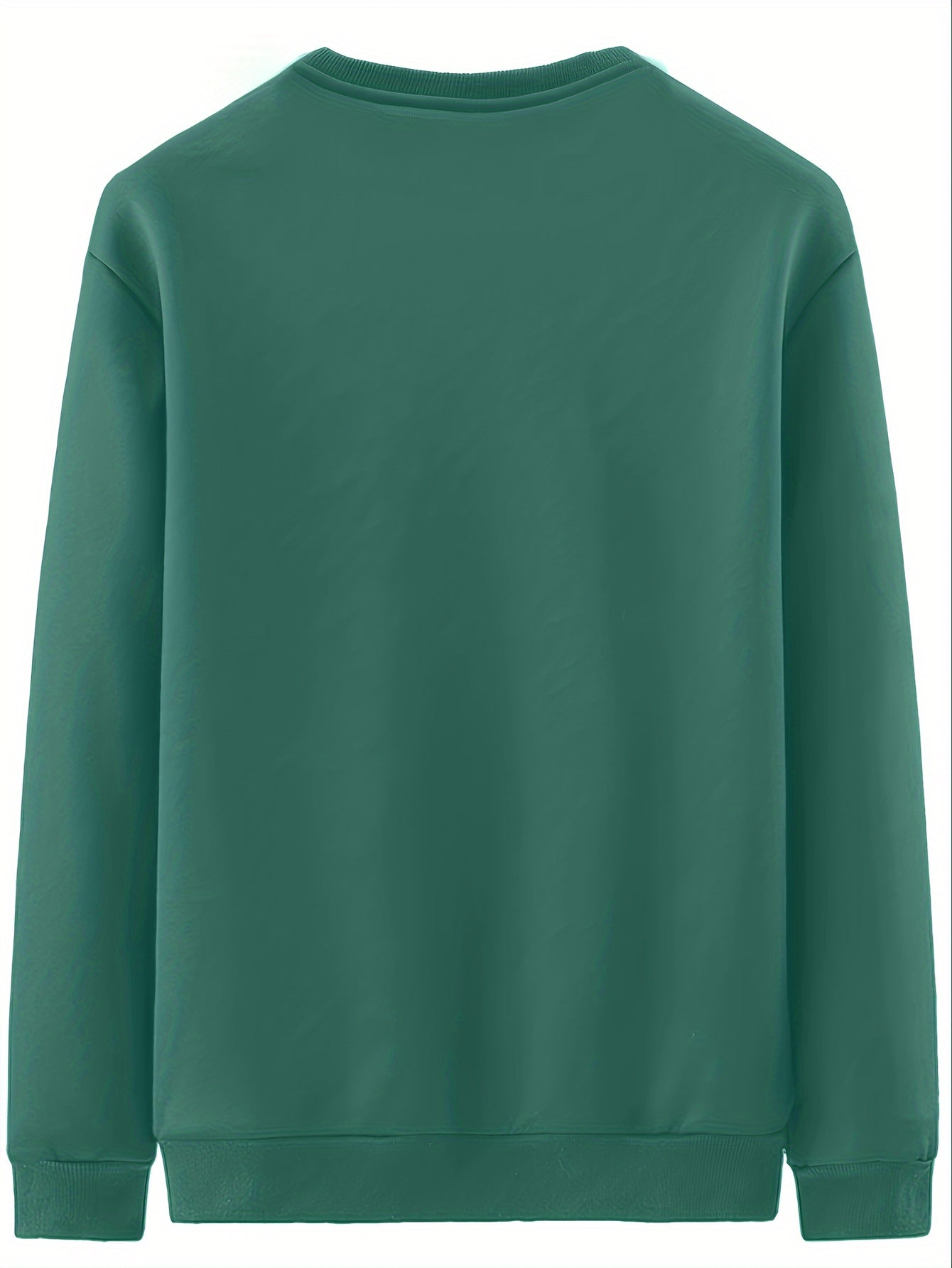 fachgo | New Men's Casual Fashionable Solid Color Crew Neck Sweatshirts For Autumn And Winter