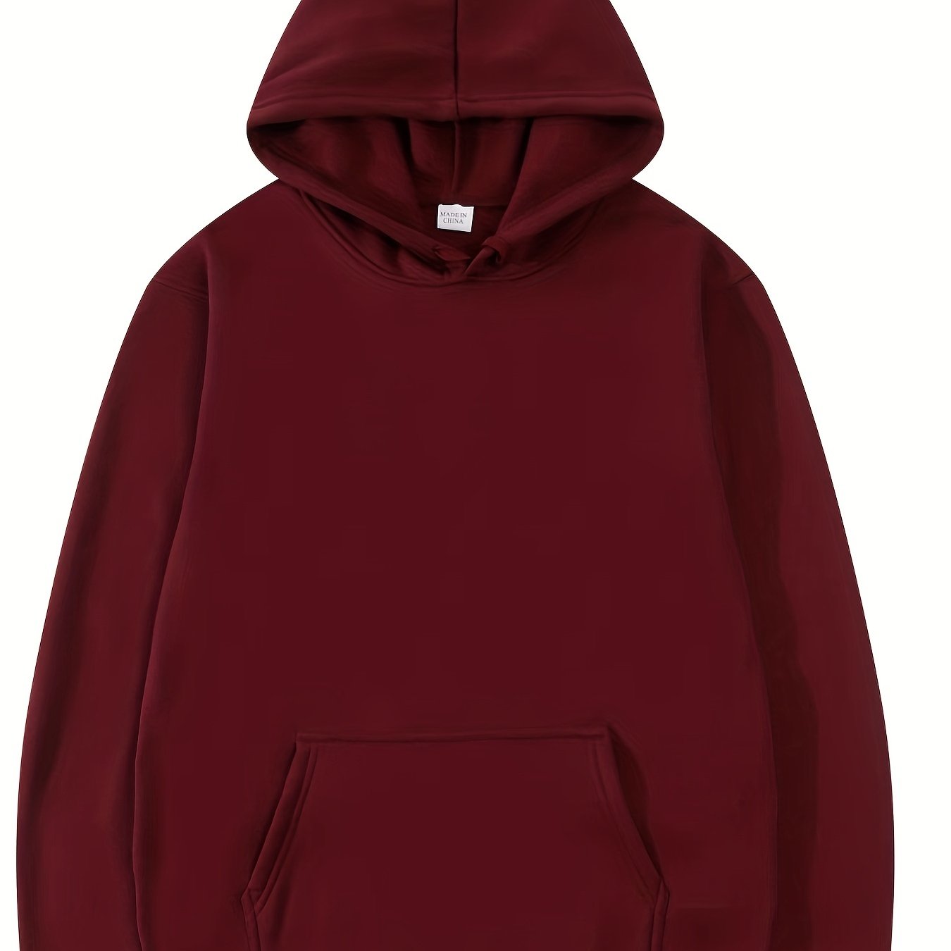fachgo | Men's Solid Color Hoodies, Casual Loose Fit Drawstring Hooded Sweatshirt With Pocket Best Sellers