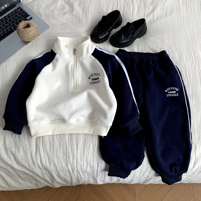 Boys' autumn two-piece sportswear set