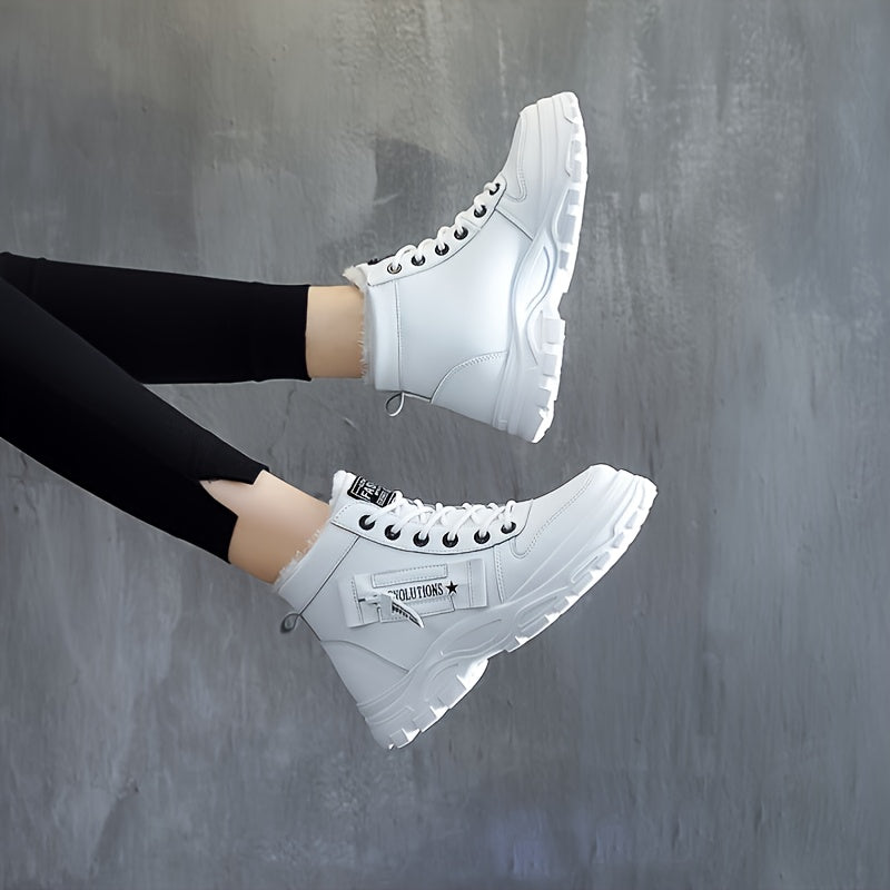 fachgo | Women’s Fleece-Lined Winter Ankle Boots