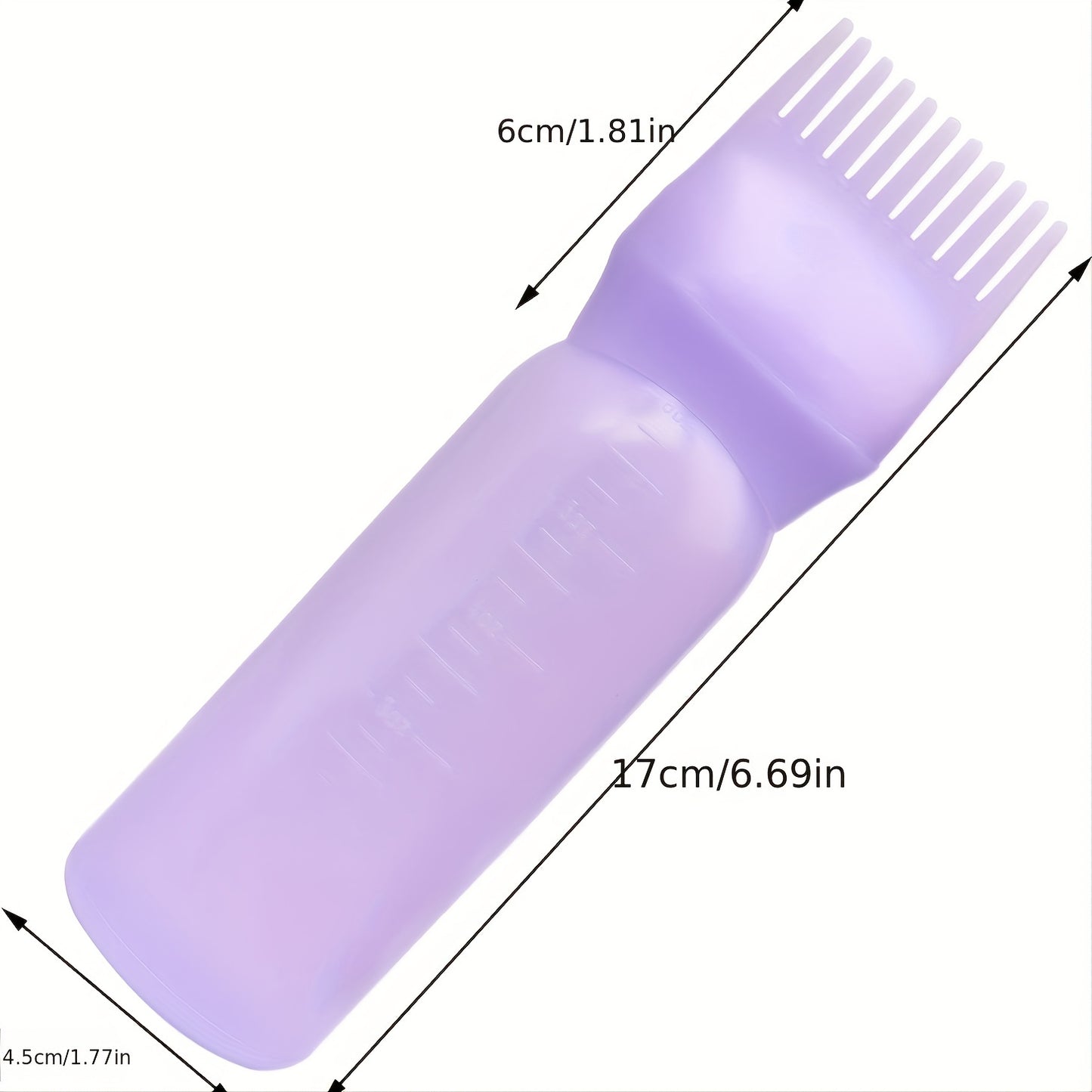 fachgo | 1pc Plastic Dry Cleaning Bottle For Hair Dyeing And Washing Bottle With Graded Thickening Hair Dyeing Bottle For Hair Dyeing Cream Bottle For Perm