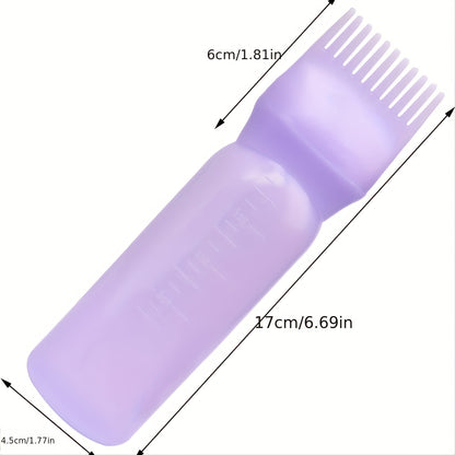 fachgo | 1pc Plastic Dry Cleaning Bottle For Hair Dyeing And Washing Bottle With Graded Thickening Hair Dyeing Bottle For Hair Dyeing Cream Bottle For Perm