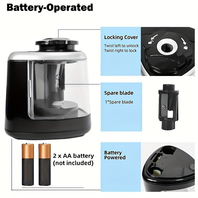 fachgo | Electric Pencil Sharpener Desktop Automatic Office Stationery