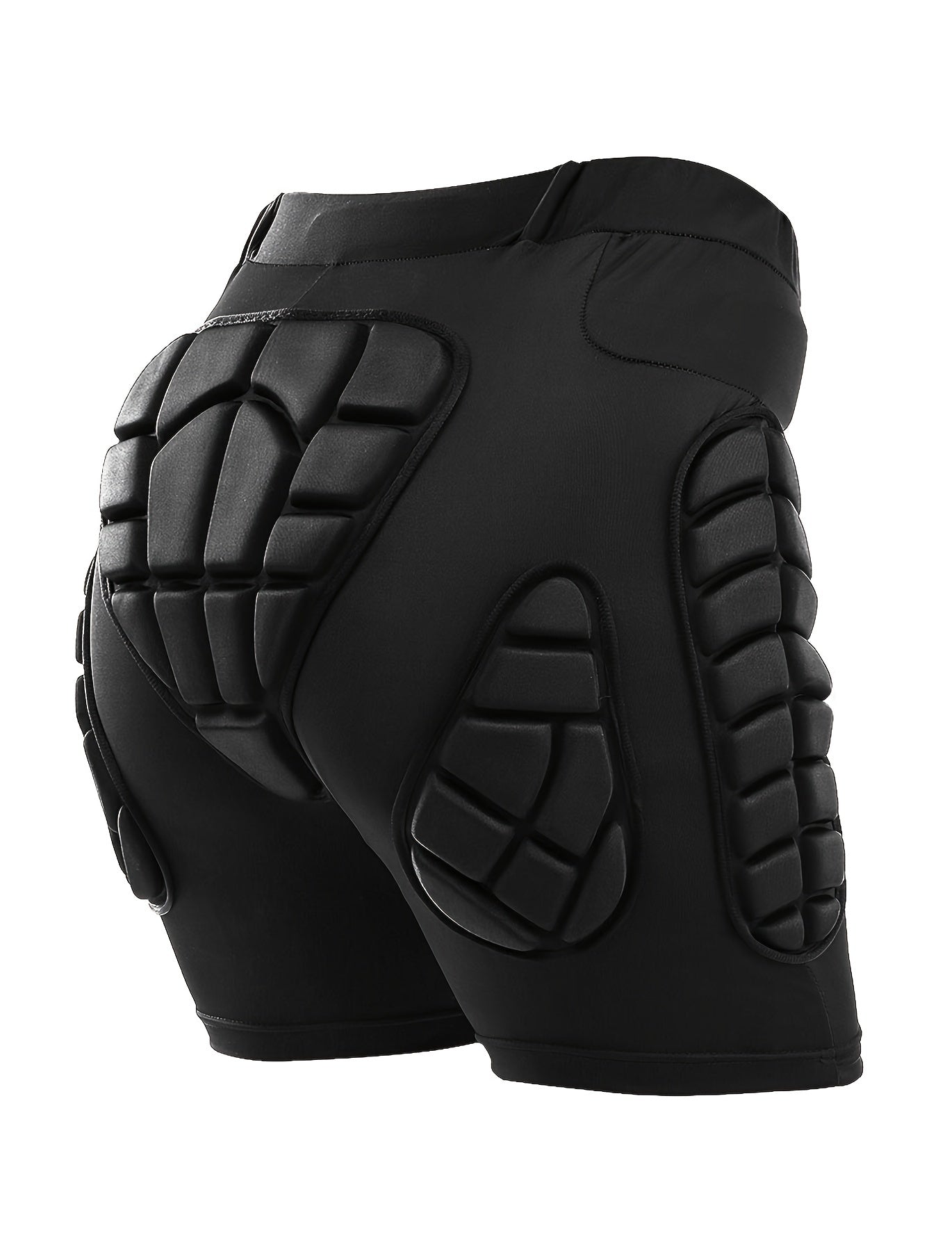 fachgo | VEPAUS Breathable 3D Padded Shorts for Ice Hockey, Snowboarding, Gymnastics, Roller Skating - Moisture Wicking, Flexible, High Stretch Polyester Knit Fabric, Regular Fit, Four Seasons Sports Gear