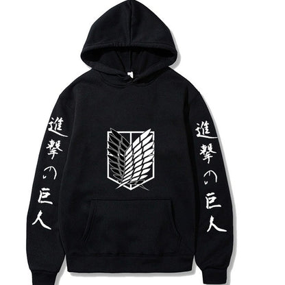 Attack giant peripheral printed hoodie sportswear men's new hoodie