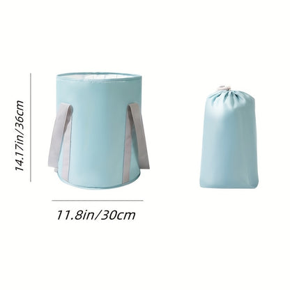 fachgo | Portable Foot Soaking Tub with Handle, Suitable for Fishing, Travel, and Camping, Insulated Foldable Foot Bath, Travel Foldable Foot Soaking Bag, Foot Soaking Tub, Portable Foot Soaking Tub