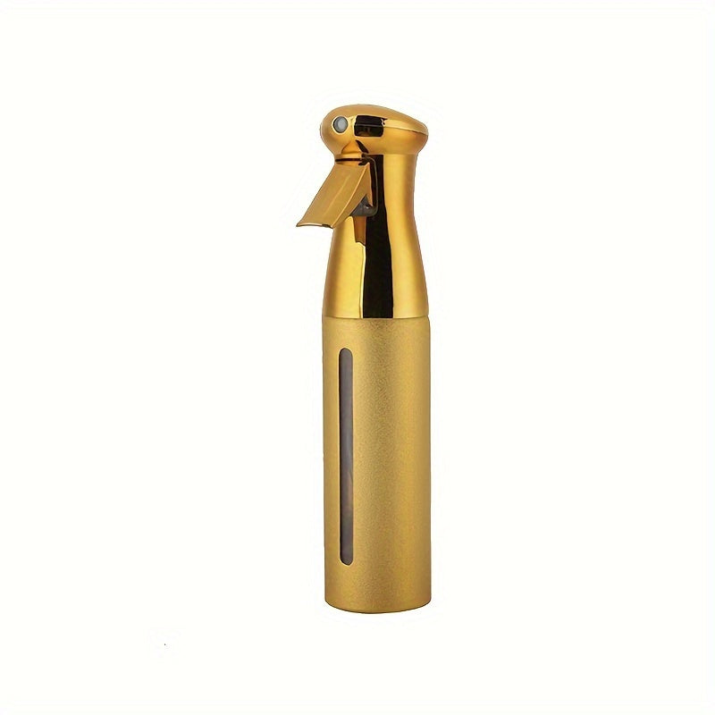fachgo | 1pcs 300ml Electroplating Continuous Spray Bottle Automatic High-pressure Spray Bottle Hairdressing Alcohol Disinfection Spray Bottle