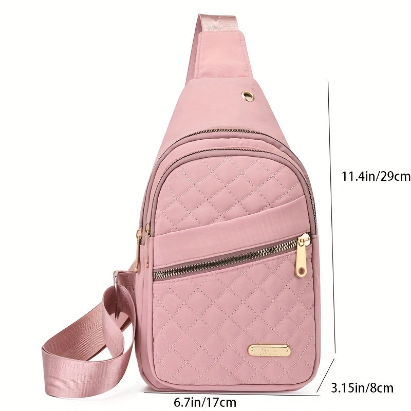 fachgo | Women’s Large Capacity Chest Crossbody Bag