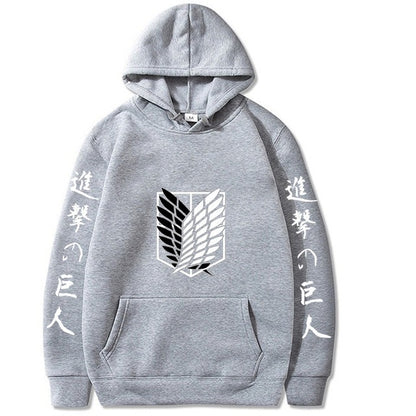Attack giant peripheral printed hoodie sportswear men's new hoodie