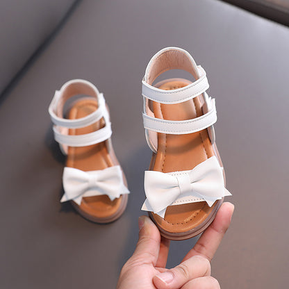 fachgo | Girls' Sandals 2022 Summer New Arrival Baby Kids Princess Shoes Korean Version Soft Sole Girls' Shoes Little Girl Beach Shoes