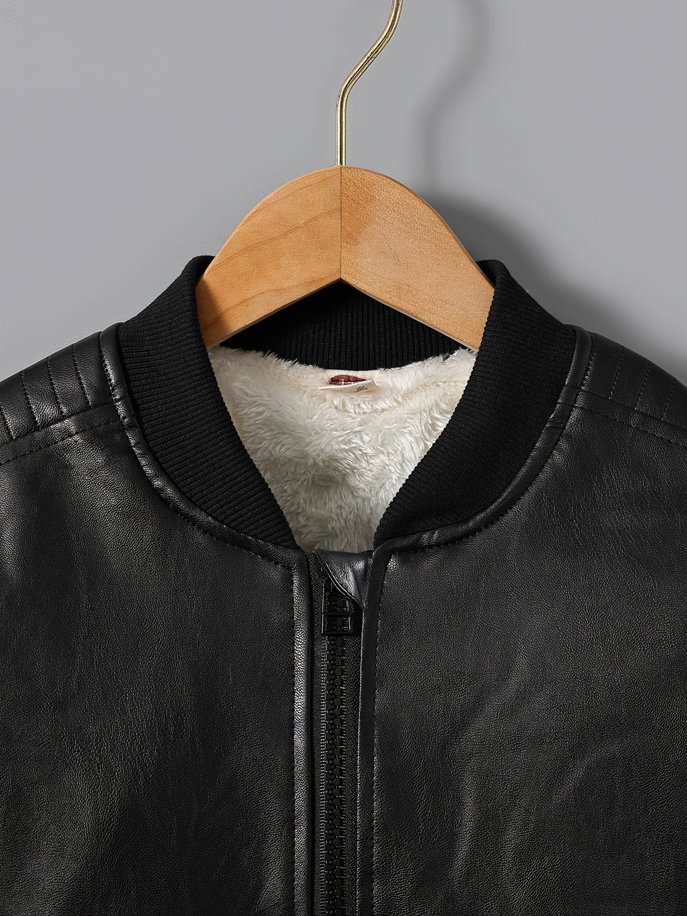 fachgo | 2025 Autumn Winter New Boys' -Lined Zip-Up Jacket
