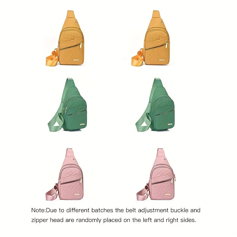 fachgo | Women’s Large Capacity Chest Crossbody Bag