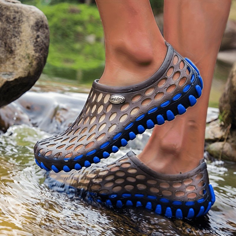 fachgo | Breathable Unisex Garden Sandals - Non-Slip Summer Slides with Round Toe Design, Perfect for Outdoor Couples Wear