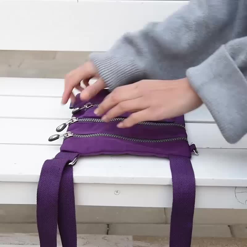 fachgo | Women's Small Bag Casual Lightweight Travel Close-Fitting Coin Purse Nylon Cloth Small Bag