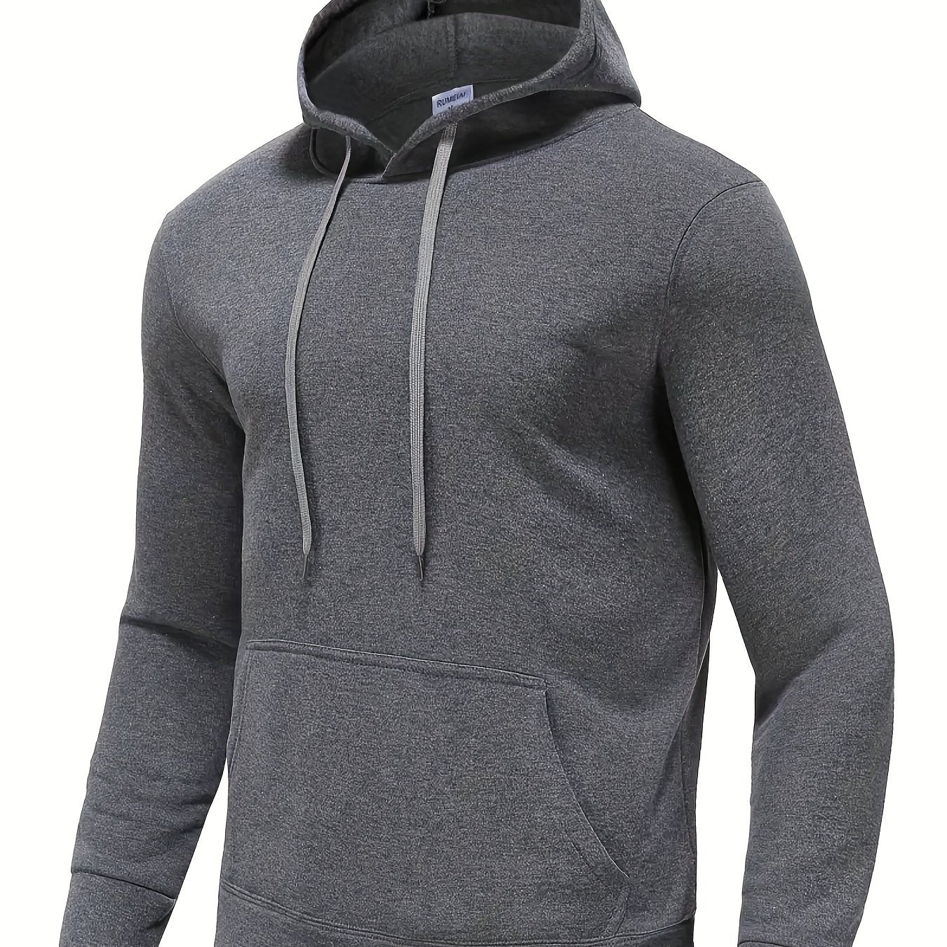 fachgo | Men's Solid Color Hoodies, Casual Loose Fit Drawstring Hooded Sweatshirt With Pocket Best Sellers