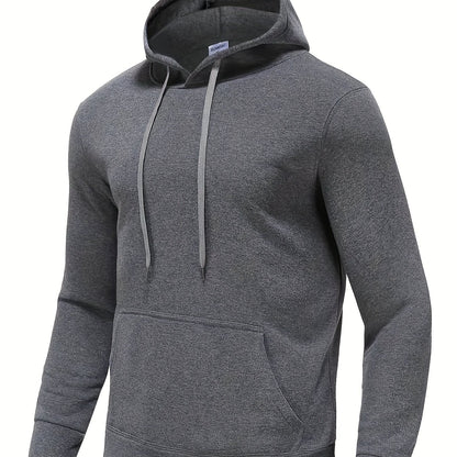 fachgo | Men's Solid Color Hoodies, Casual Loose Fit Drawstring Hooded Sweatshirt With Pocket Best Sellers