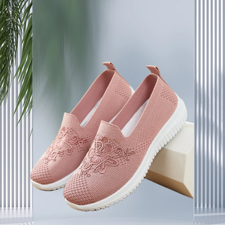 fachgo | Women’s Breathable Mesh Flat Shoes