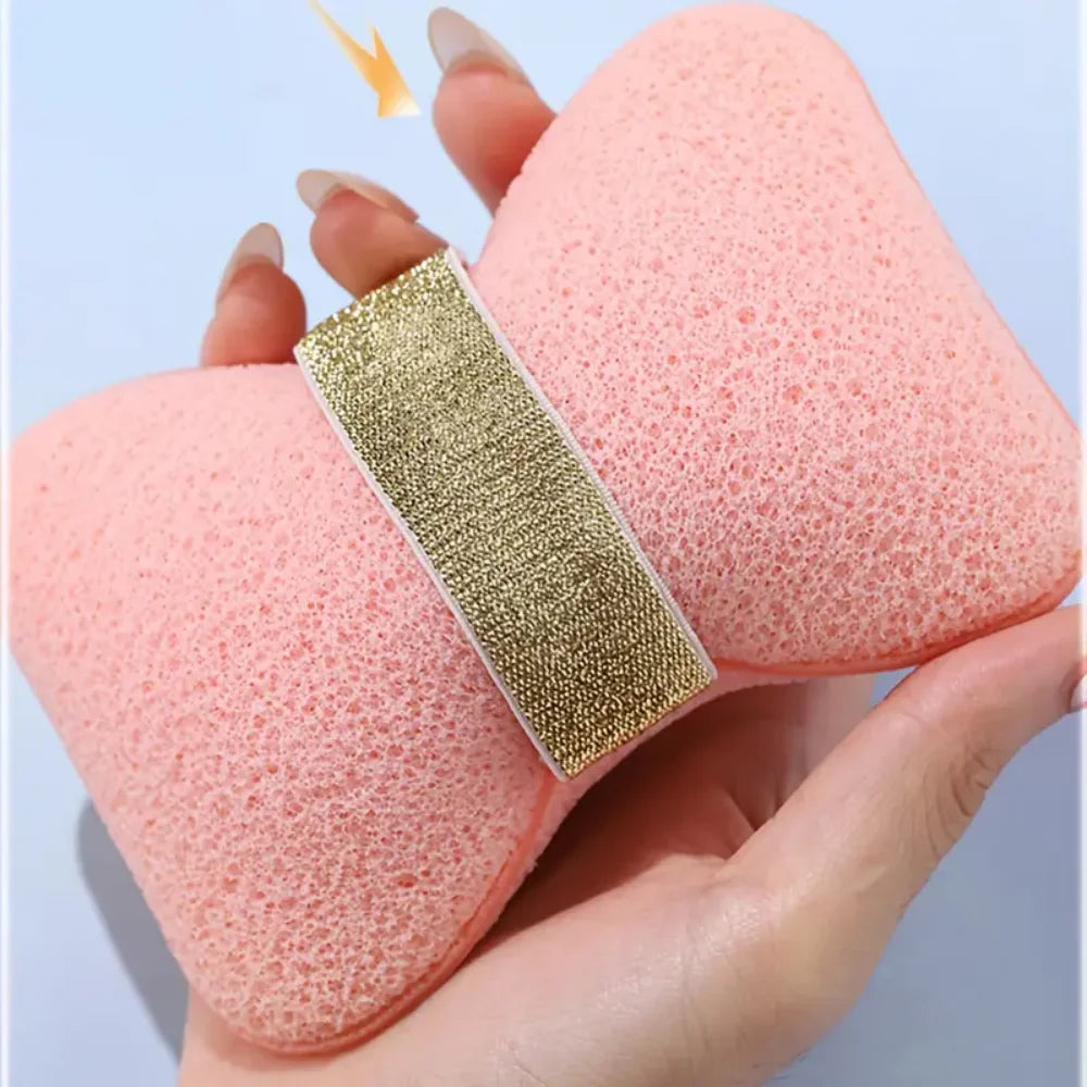 fachgo | Bath soap sponge, deep cleansing bath tool exfoliating body bath sponge, with soap bag and wristband, unisex bath products
