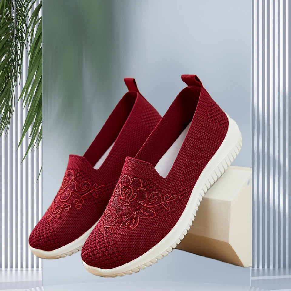 fachgo | Women’s Breathable Mesh Flat Shoes
