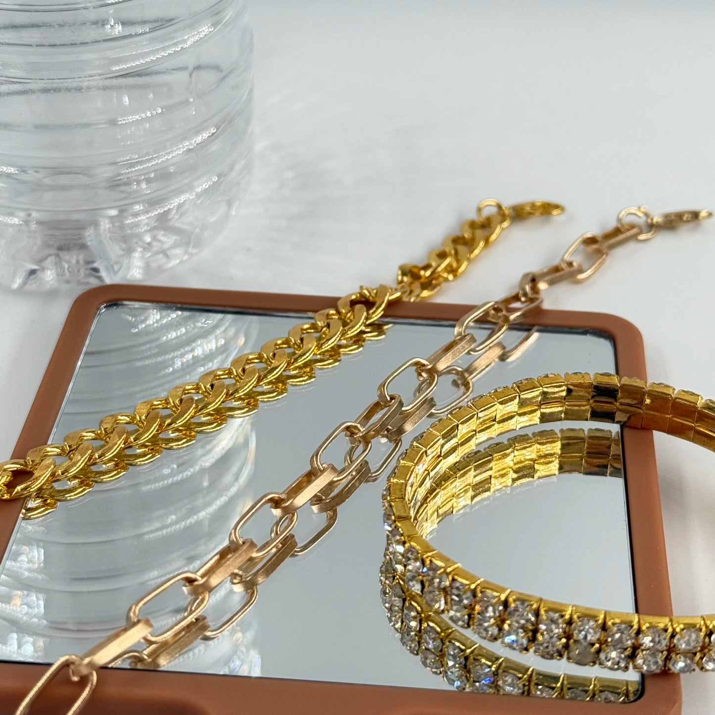 fachgo | 3-Piece Bohemian Gold Bracelet Set