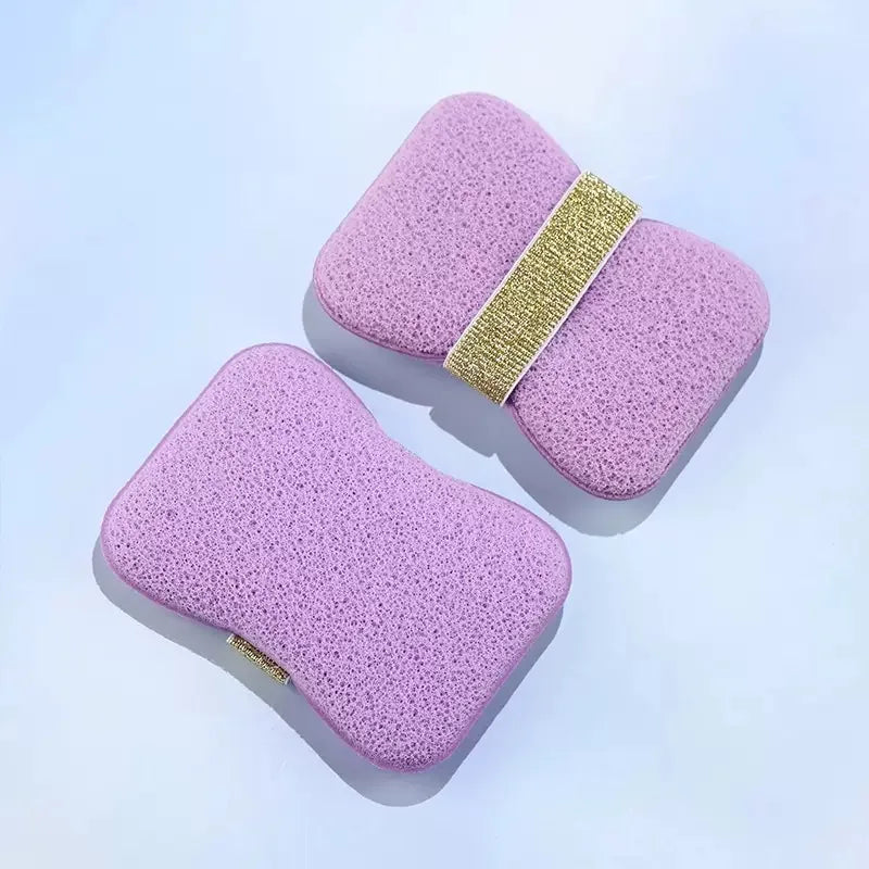 fachgo | Bath soap sponge, deep cleansing bath tool exfoliating body bath sponge, with soap bag and wristband, unisex bath products