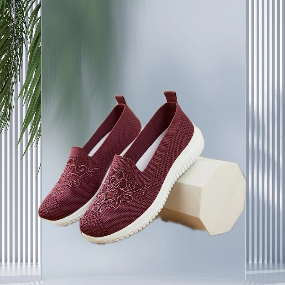 fachgo | Women’s Breathable Mesh Flat Shoes