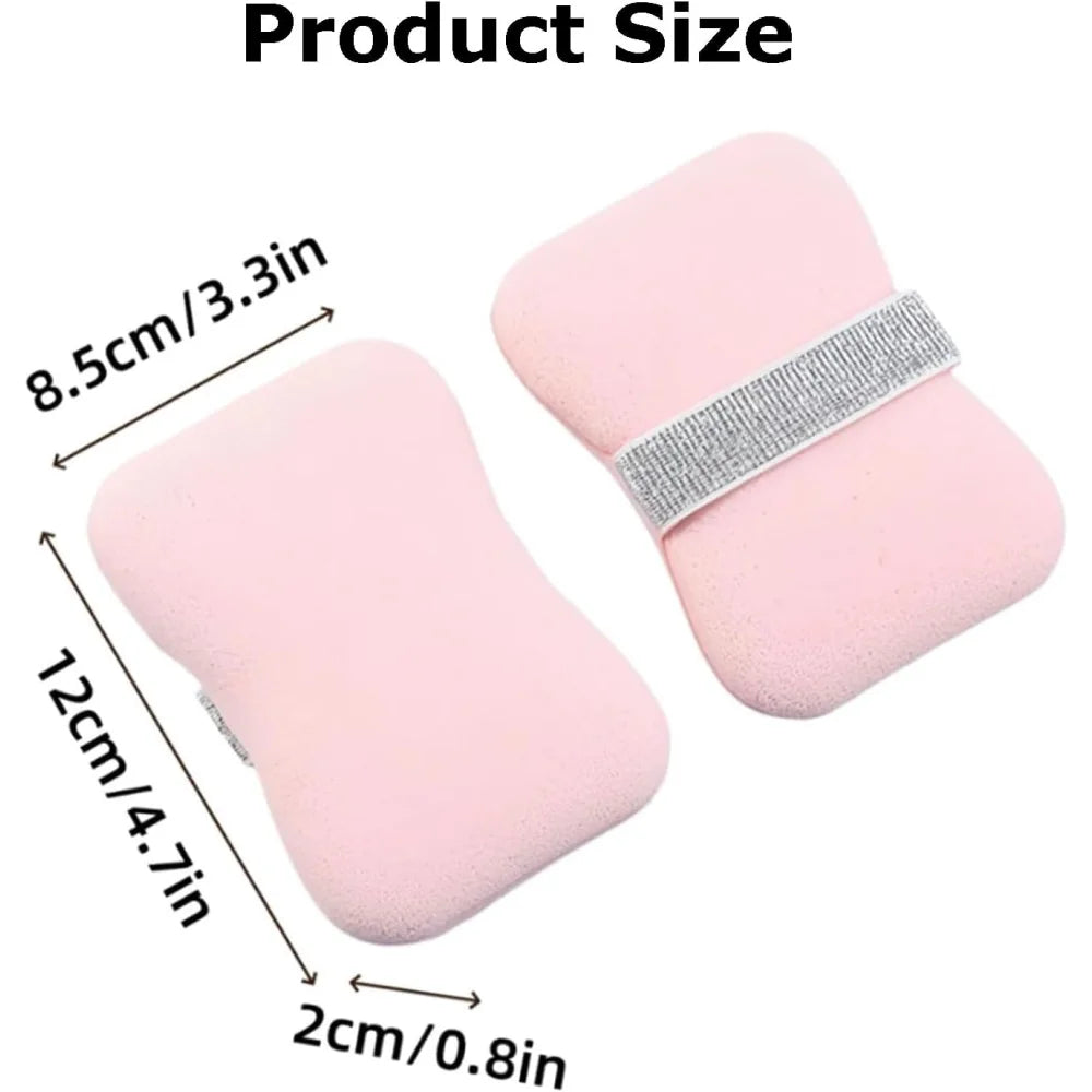 fachgo | Bath soap sponge, deep cleansing bath tool exfoliating body bath sponge, with soap bag and wristband, unisex bath products