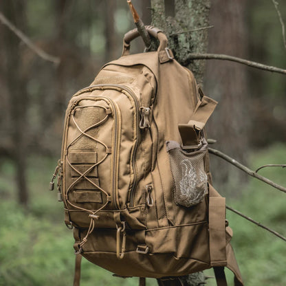 fachgo | LQARMY 65L Outdoor Tactical Backpack Men's Outdoor Hiking Bag Large Capacity Military Army Bags Travelling Camping Rucksack