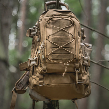 fachgo | LQARMY 65L Outdoor Tactical Backpack Men's Outdoor Hiking Bag Large Capacity Military Army Bags Travelling Camping Rucksack