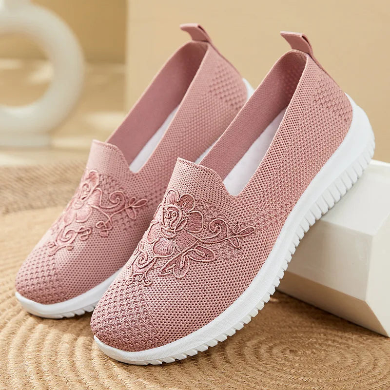 fachgo | Women’s Breathable Mesh Flat Shoes