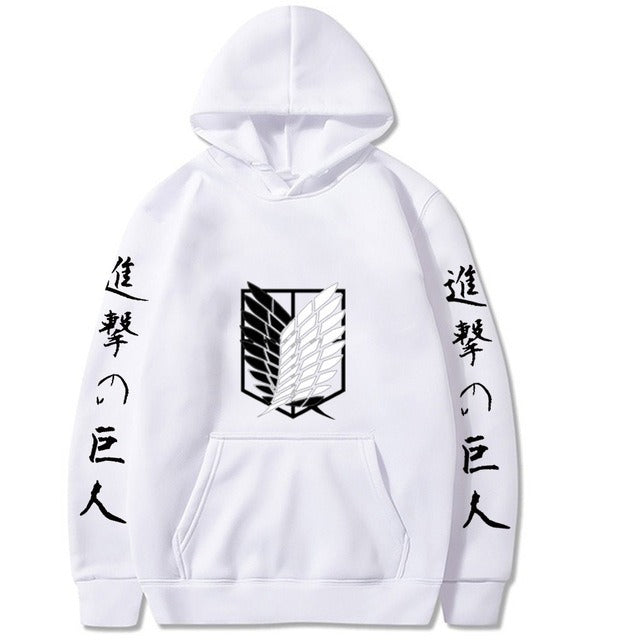 Attack giant peripheral printed hoodie sportswear men's new hoodie