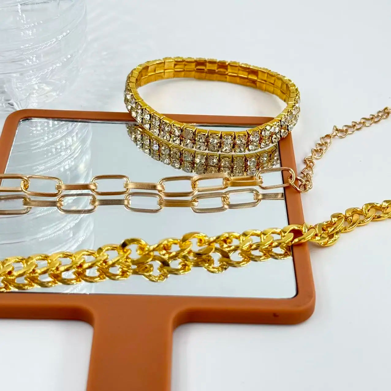 fachgo | 3-Piece Bohemian Gold Bracelet Set