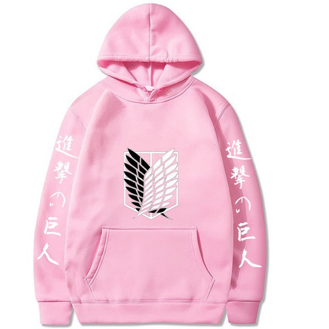 Attack giant peripheral printed hoodie sportswear men's new hoodie
