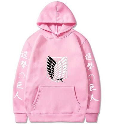 Attack giant peripheral printed hoodie sportswear men's new hoodie