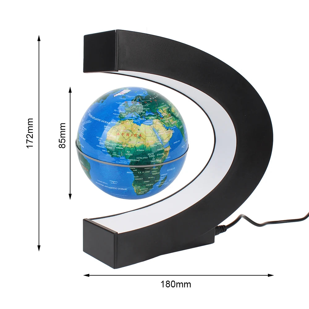 Magnetic Levitating Globe with LED Stand – EU Plug
