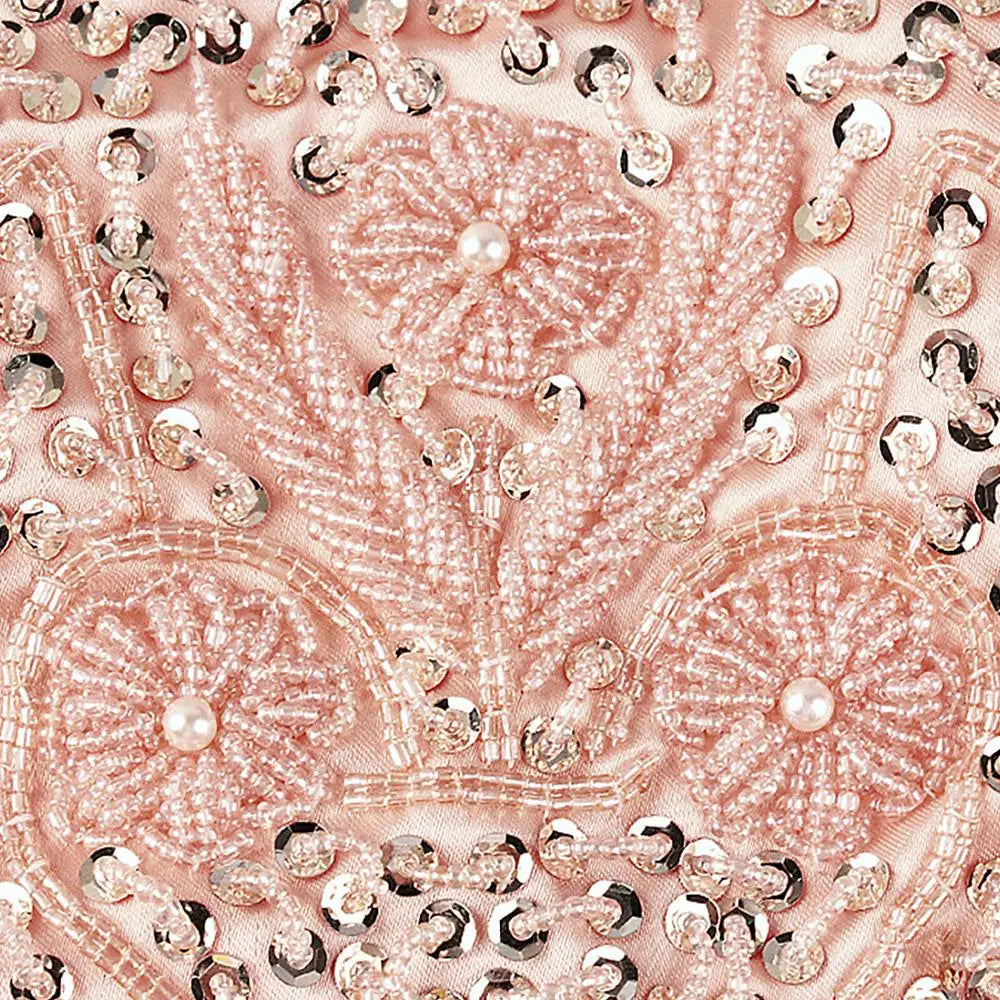 fachgo | Beaded Bridal Clutch Evening Bag