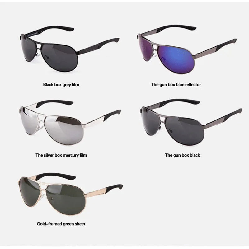 fachgo | Hot Fashion Men's UV400 Polarized Coating Sunglasses men Driving Mirrors Oculos Eyewear Sun Glasses for Man Sunwear