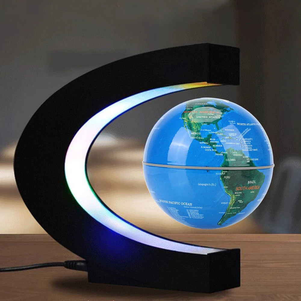 Magnetic Levitating Globe with LED Stand – EU Plug