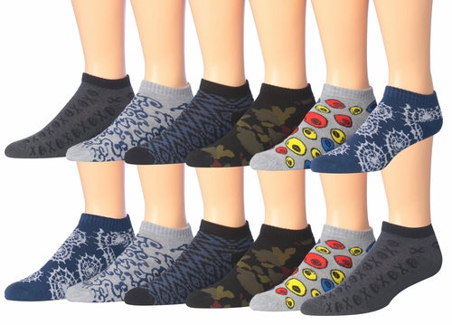 fachgo | James Fiallo Men's 12-Pairs Performance Low Cut Athletic Sport Socks
