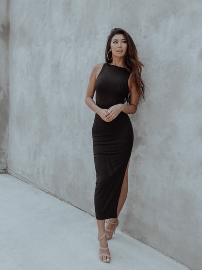 fachgo | Milan Cut-out Black Dress