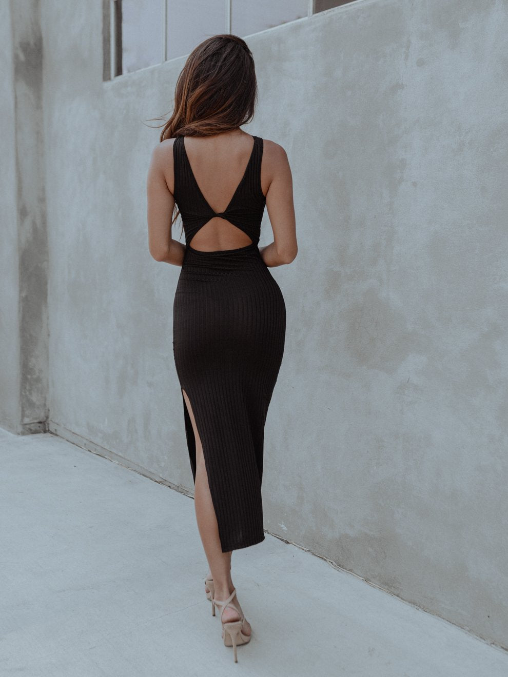 fachgo | Milan Cut-out Black Dress