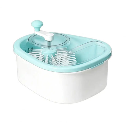 Manual Fruit & Vegetable Washer with Rotating Brush
