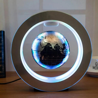 Rotating Magnetic Levitating Globe with Multicolour LEDs