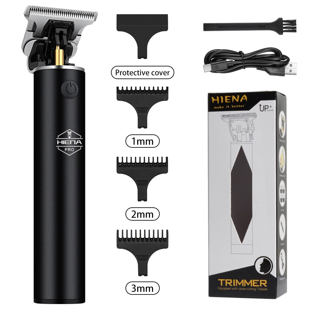 fachgo | HIENA hair clipper professional Hair cutting machine Barber shop electric shaving men's haircut machine Trimmer man