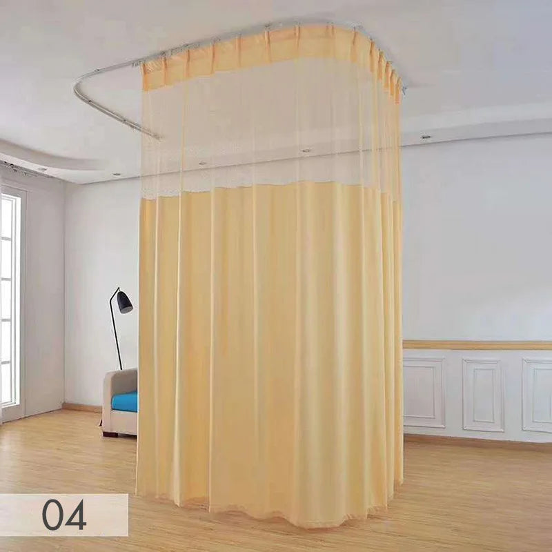fachgo | Hospital Medical Curtain Beauty Salon Curtains SPA Patient Blind Drapes Private Drape Window Treatment Panel Drapes With Hooks