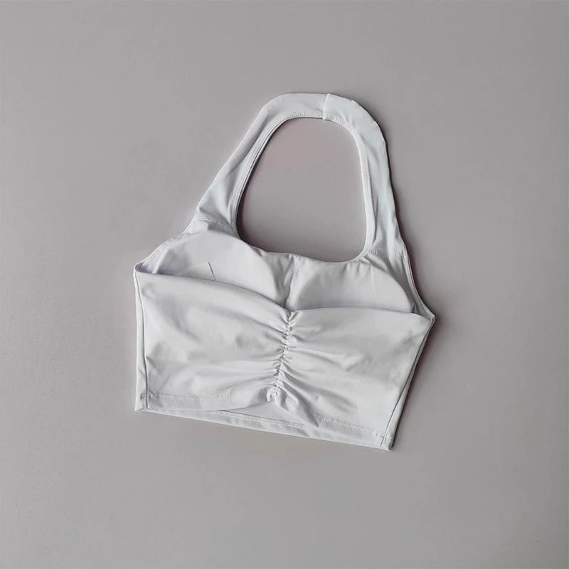 fachgo | Women’s Backless Sports Bra Crop Top